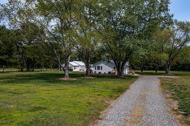 2920 Newmans Neck Rd, Heathsville, VA 22473 - view of front of house featuring gravel driveway and a front yard