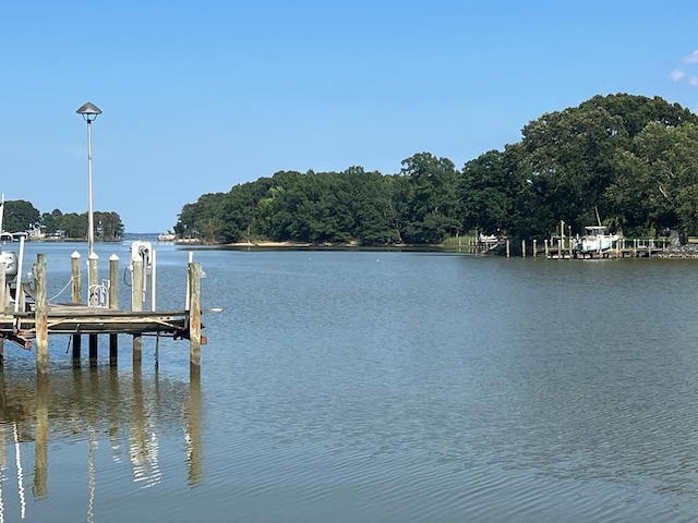 827 Travelers Rest Rd, Hague, VA 22469 - dock featuring a water view