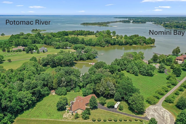 309 Nomini Bay Dr, Montross, VA 22520 - aerial view of a large body of water