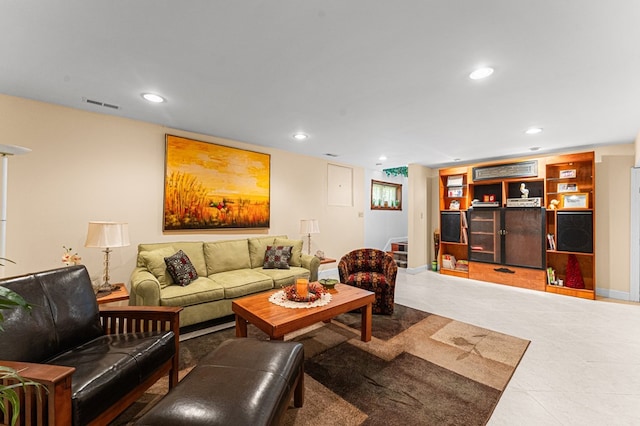 309 Nomini Bay Dr, Montross, VA 22520 - living area featuring recessed lighting