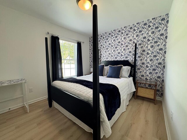 230 Roseneath Ave, Kilmarnock, VA 22482 - bedroom featuring light wood-type flooring and baseboards