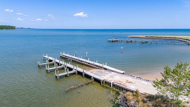 62 Denver Rd, Heathsville, VA 22473 - dock area featuring a water view
