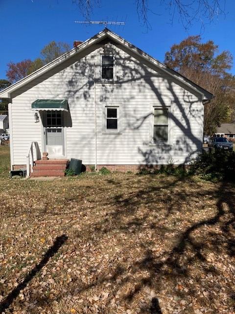 view of rear view of property