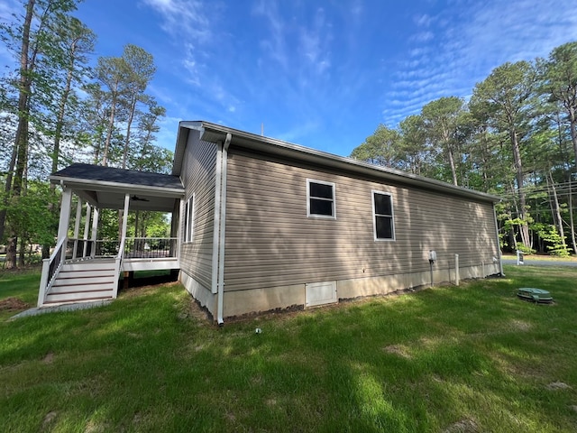 366 N Glebe Rd, Montross, VA 22520 - view of property exterior featuring a yard