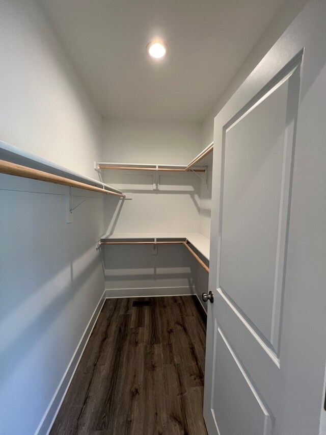 366 N Glebe Rd, Montross, VA 22520 - walk in closet featuring dark wood-style flooring