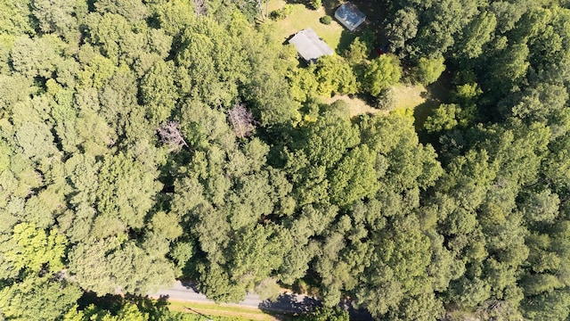 1026 Hoecake Rd, Lancaster, VA 22503 - aerial overview of property's location featuring a heavily wooded area