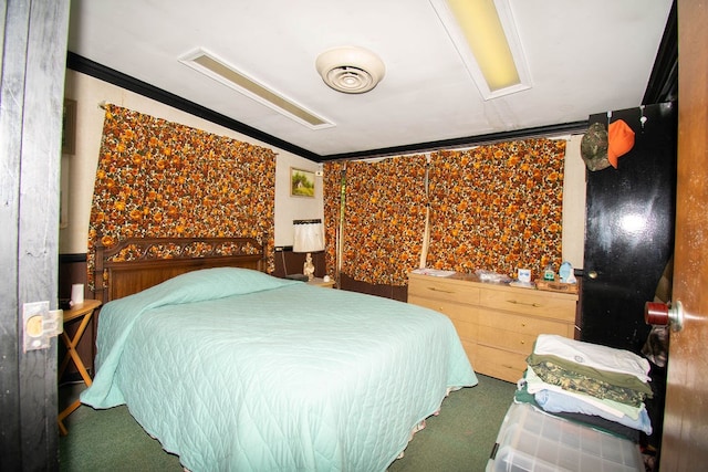 1026 Hoecake Rd, Lancaster, VA 22503 - bedroom featuring crown molding and carpet floors