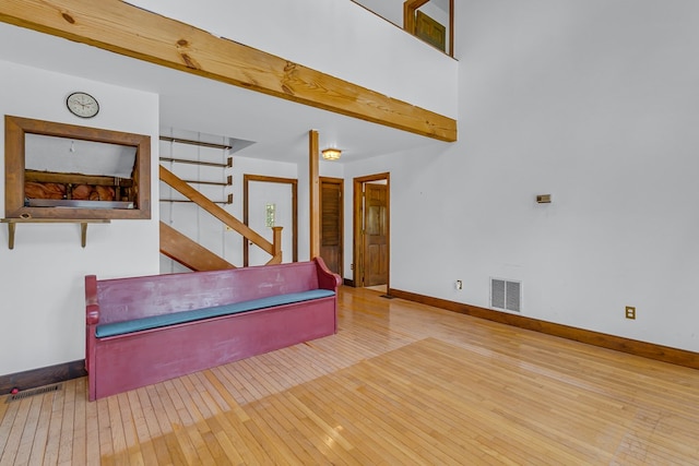 912 Levelgreen Rd, Lancaster, VA 22503 - interior space featuring hardwood / wood-style flooring and baseboards