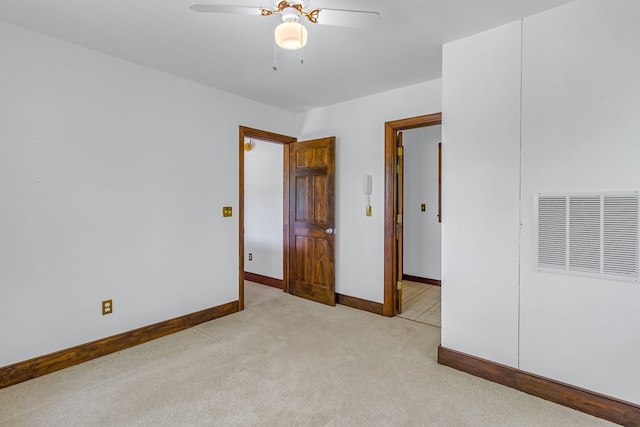912 Levelgreen Rd, Lancaster, VA 22503 - spare room featuring light carpet and ceiling fan