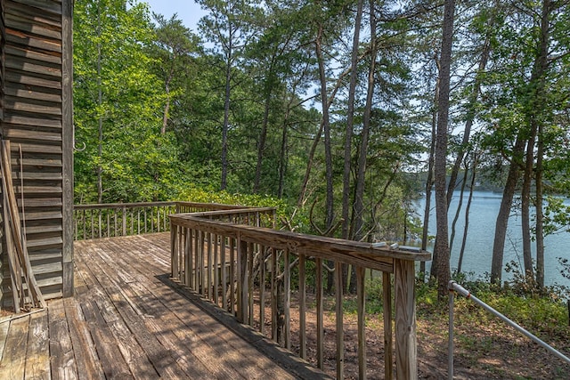 912 Levelgreen Rd, Lancaster, VA 22503 - wooden terrace with a water view