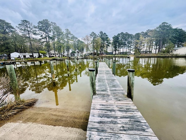 276 Safe Harbor Lndg, Hague, VA 22469 - dock area with a water view