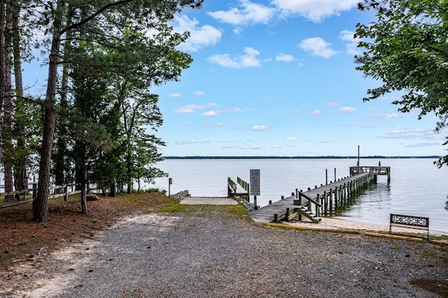1 Bull Creek Dr, Lancaster, VA 22503 - dock area with a water view