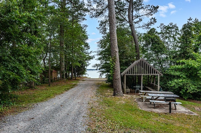 1 Bull Creek Dr, Lancaster, VA 22503 - view of dirt / gravel road with a water view