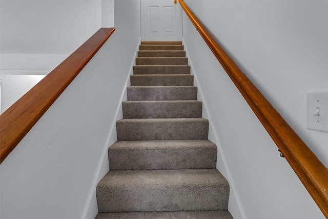1 Bull Creek Dr, Lancaster, VA 22503 - stairs with carpet flooring