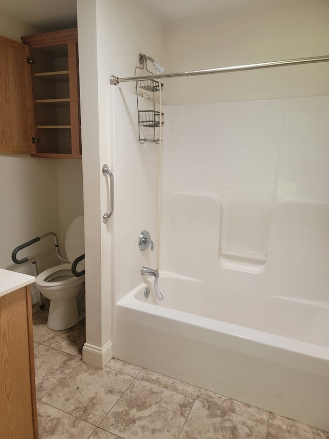 31 Moccasin Trl, Weems, VA 22576 - full bathroom featuring  shower combination, vanity, and tile patterned flooring