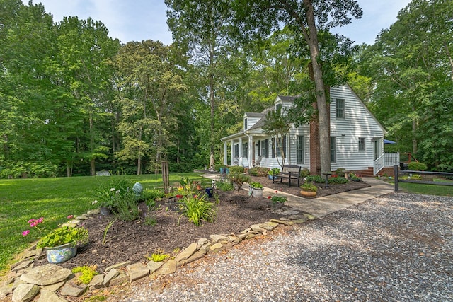 3503 Canal Rd, Farnham, VA 22460 - view of front facade with a front lawn