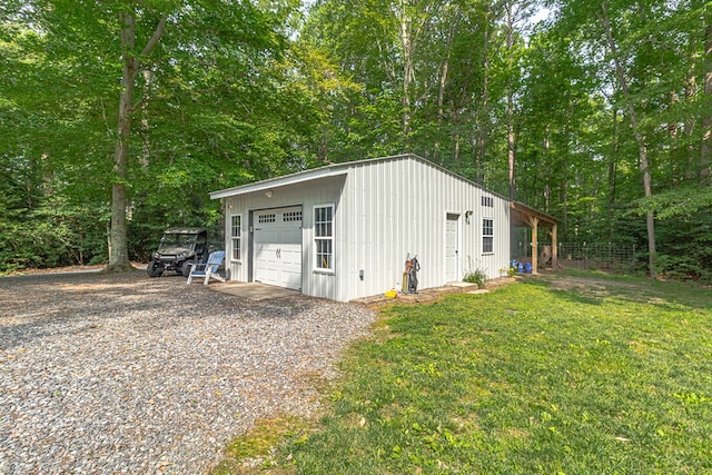 3503 Canal Rd, Farnham, VA 22460 - view of outdoor structure with gravel driveway