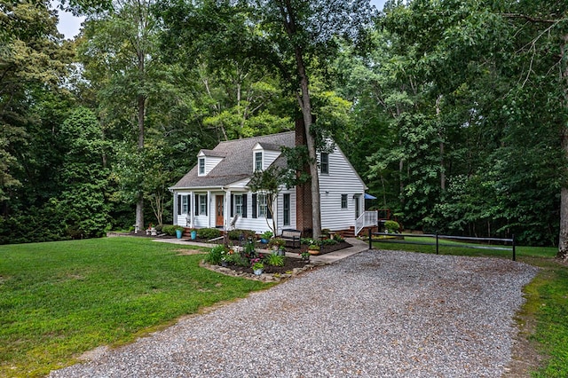 3503 Canal Rd, Farnham, VA 22460 - cape cod house featuring gravel driveway