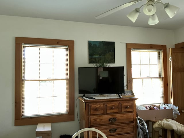 2884 Lake Rd, Lottsburg, VA 22511 - bedroom with a ceiling fan
