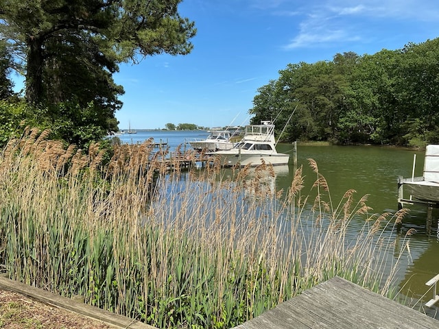 2884 Lake Rd, Lottsburg, VA 22511 - dock area with a water view