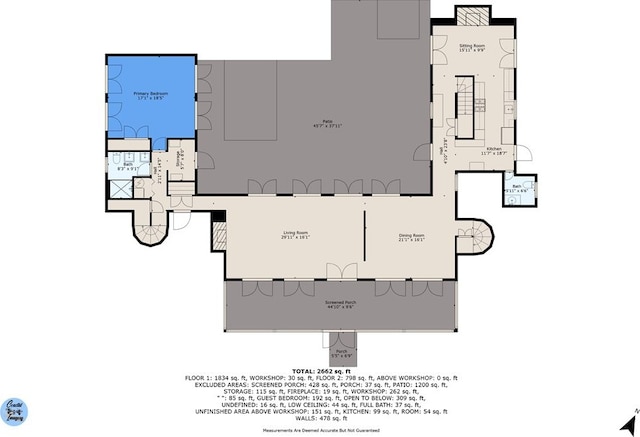 1083 Ottoman Ferry Rd, Lancaster, VA 22503 - floor plan / room layout