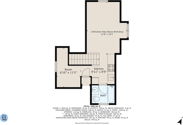 1083 Ottoman Ferry Rd, Lancaster, VA 22503 - floor plan / room layout