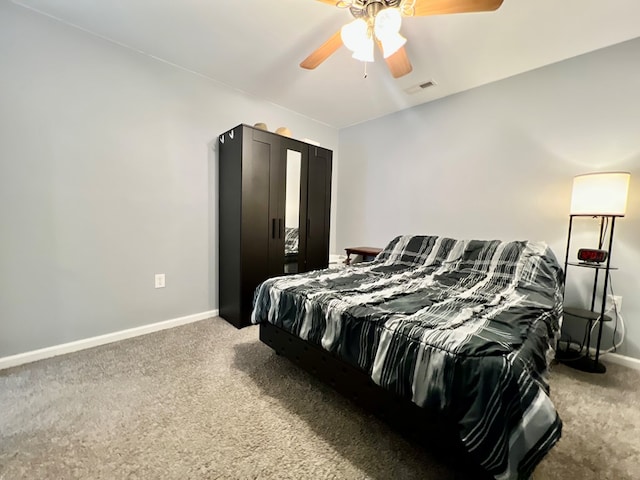 701 Lewis St, Tappahannock, VA 22560 - bedroom featuring carpet floors and a ceiling fan