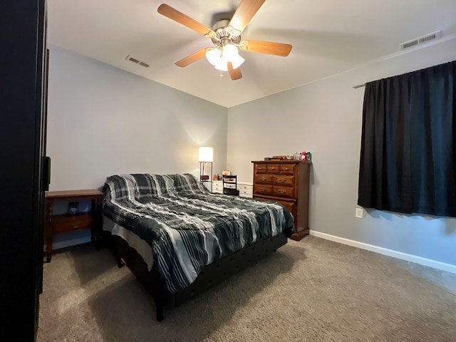 701 Lewis St, Tappahannock, VA 22560 - bedroom with carpet flooring and ceiling fan