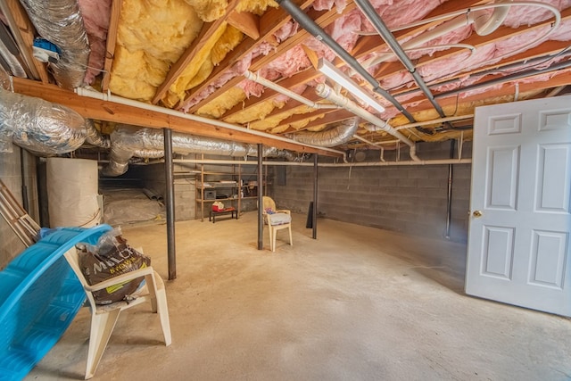 1851 Desha Rd, Tappahannock, VA 22560 - view of unfinished below grade area