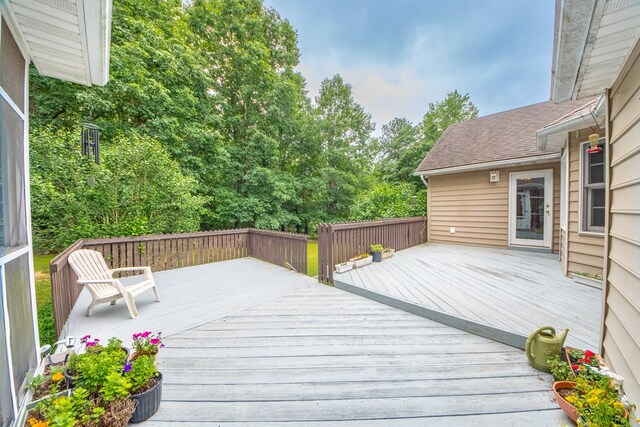 1851 Desha Rd, Tappahannock, VA 22560 - view of wooden deck