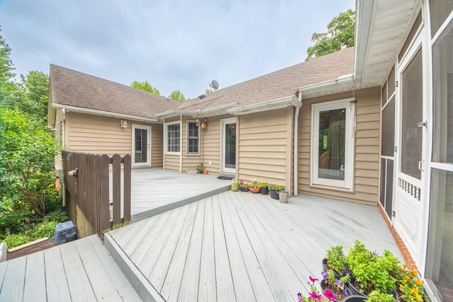 1851 Desha Rd, Tappahannock, VA 22560 - view of wooden deck