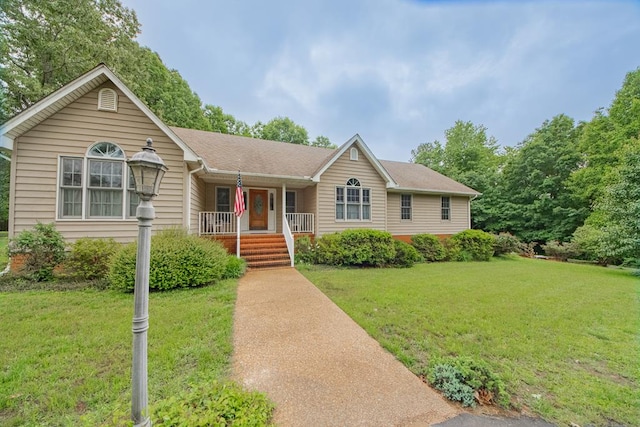 1851 Desha Rd, Tappahannock, VA 22560 - single story home featuring covered porch and a front lawn