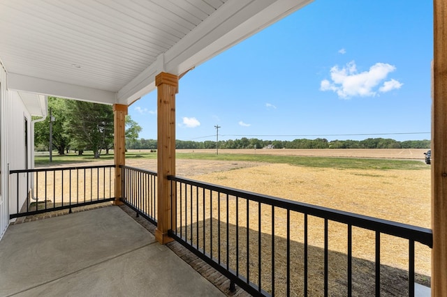 2976 Newmans Neck Rd, Heathsville, VA 22473 - porch featuring a view of rural / pastoral area