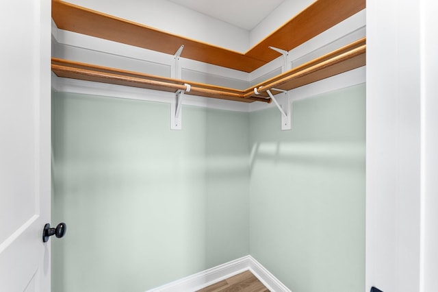2976 Newmans Neck Rd, Heathsville, VA 22473 - walk in closet featuring wood finished floors
