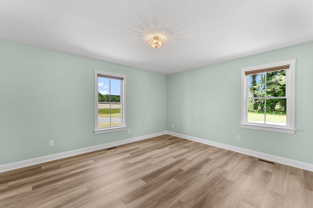 2976 Newmans Neck Rd, Heathsville, VA 22473 - unfurnished room with light wood-type flooring and baseboards