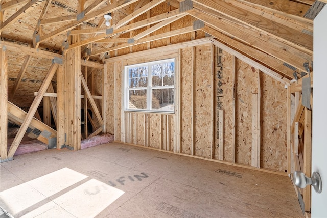 attic featuring visible vents