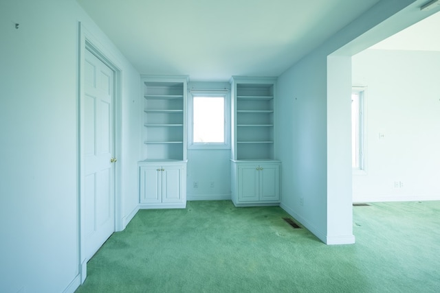 empty room with light carpet