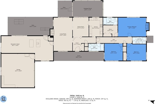 555 Rio Vis, Weems, VA 22576 - floor plan