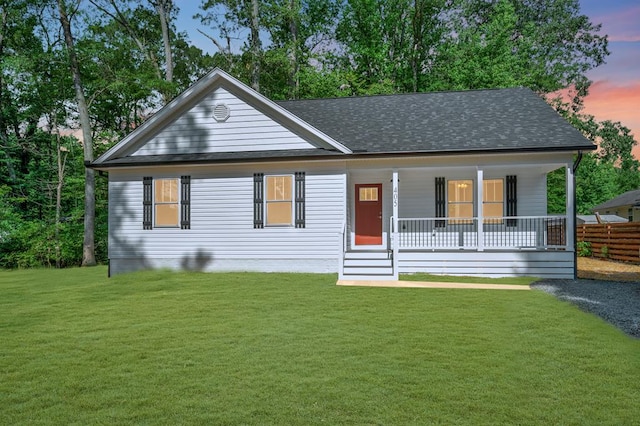 405 Cedar Ln, Colonial Beach, VA 22443 - view of front of house with a porch and a shingled roof