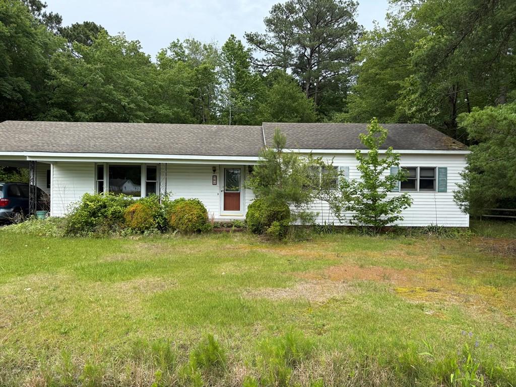 761 Chownings Ferry Rd, Lancaster, VA 22503 - ranch-style house featuring a carport