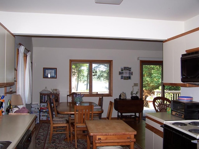 view of dining area