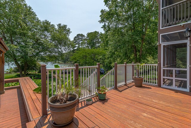 324 Bayberry Ln, Reedville, VA 22539 - wooden terrace featuring a gazebo