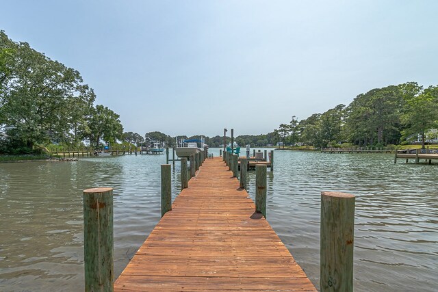 324 Bayberry Ln, Reedville, VA 22539 - dock area featuring a water view