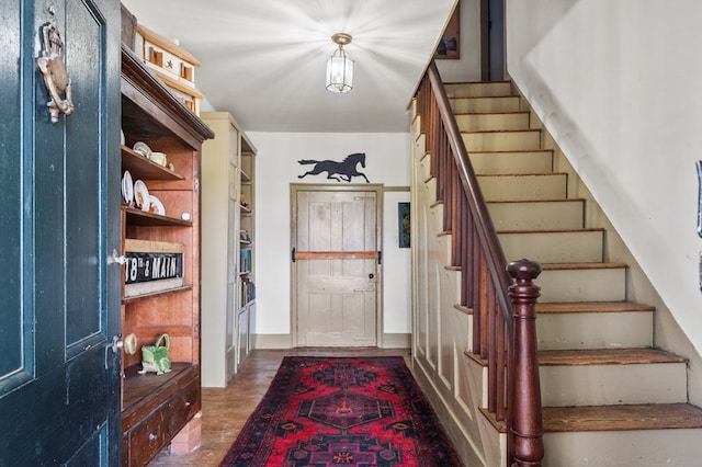 entrance foyer featuring stairway
