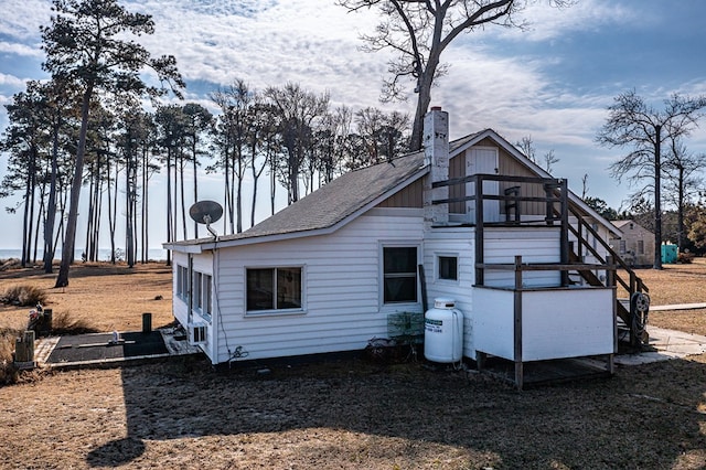 view of back of property