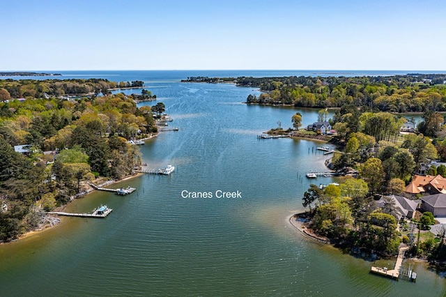 601 Cranes Creek Harbor Dr, Heathsville, VA 22473 - drone / aerial view of a nearby body of water