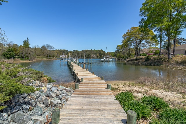 601 Cranes Creek Harbor Dr, Heathsville, VA 22473 - dock featuring a water view