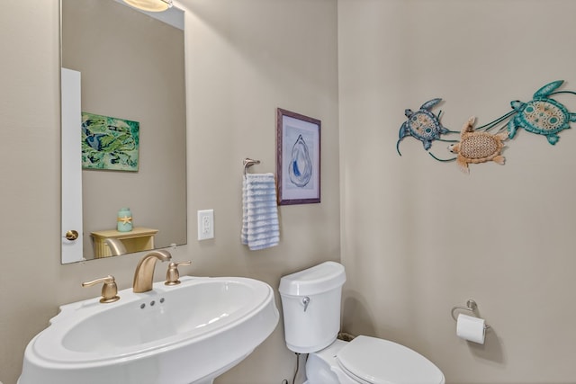 601 Cranes Creek Harbor Dr, Heathsville, VA 22473 - half bathroom featuring a sink and toilet