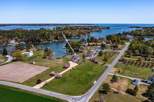 601 Cranes Creek Harbor Dr, Heathsville, VA 22473 - drone / aerial view of a nearby body of water