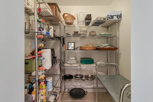 view of pantry